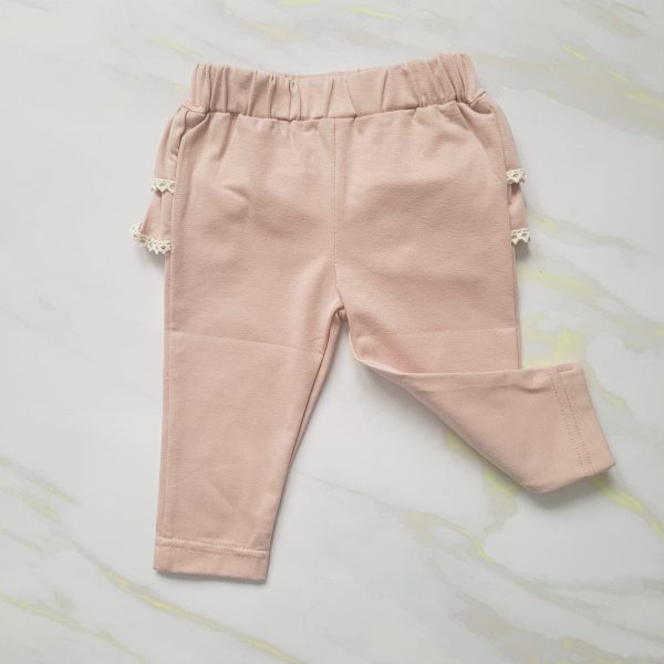 Legginsy z falbanami na pupie - obrazek 2