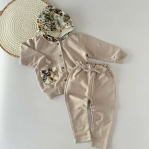 Dres z kokardą leśne zwierzątka