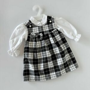 Komplet body i sukienka z wełną