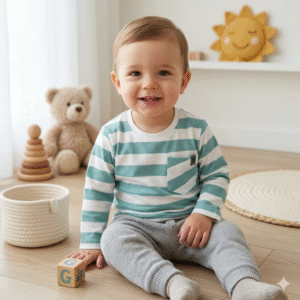 Bluzka chłopięca w paseczki