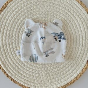 Czapka z bawełny organicznej samoloty