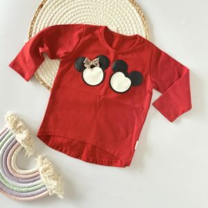 Bluzka czerwona dla dziewczynki roz. 98