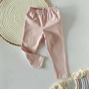 Legginsy pudrowy róż roz. 74-98